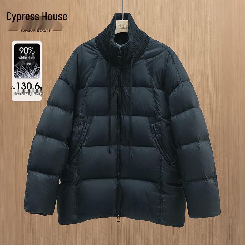 Women s 90% Down Stand Collar Loose Fit Puffer Jacket L