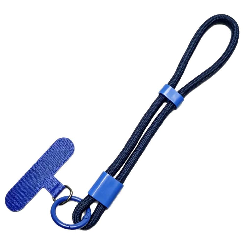 Adjustable 6mm Braided Anti-Drop Mobile Phone Wrist Strap with Self-Locking and Multi-Color Options