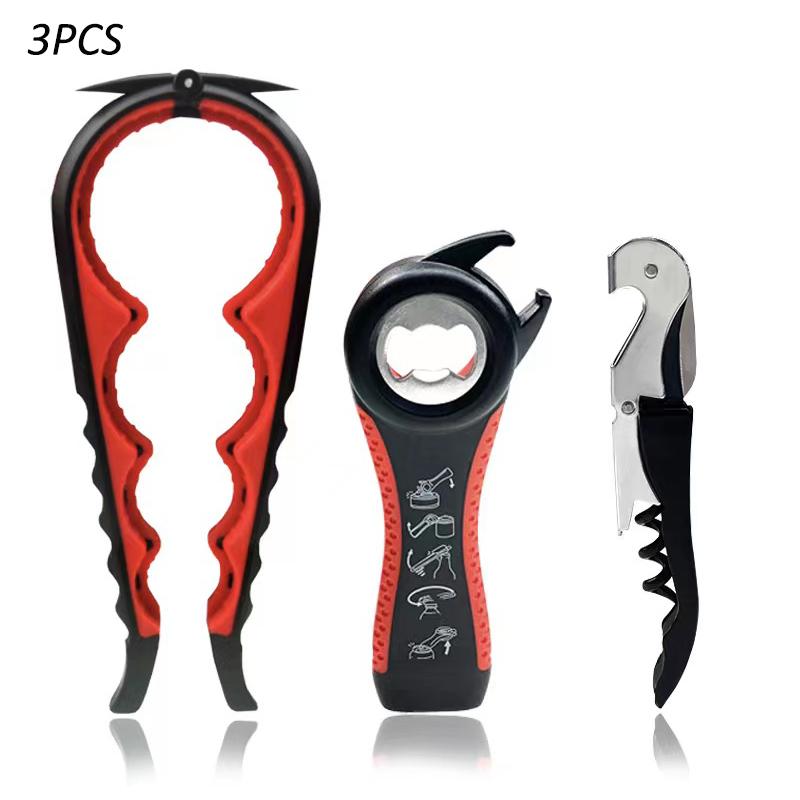 Jar Opener for Weak Hands, Easy Twist Jar Opener For Seniors with Arthritis, 5 in 1 Multi Function Bottle Opener Lid Opener