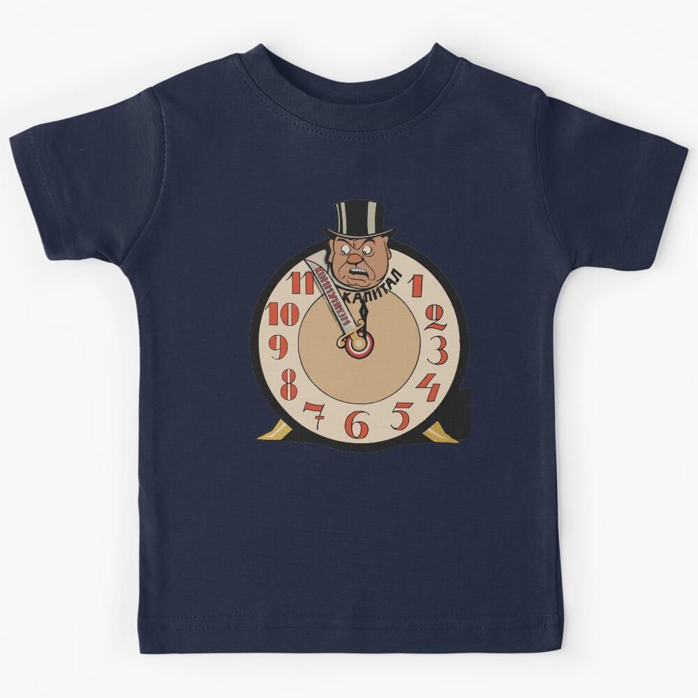 The Last Hour Of Capital - Restored Soviet Propaganda, Communist, Socialist Kids T-Shirt 130