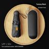 Ultra-Light Black Capsule Umbrella: Sun and Rain Protection