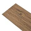 VidaXL Dalle de plancher PVC autoadhésif 5,02 m² 2 mm marron noyer 245170