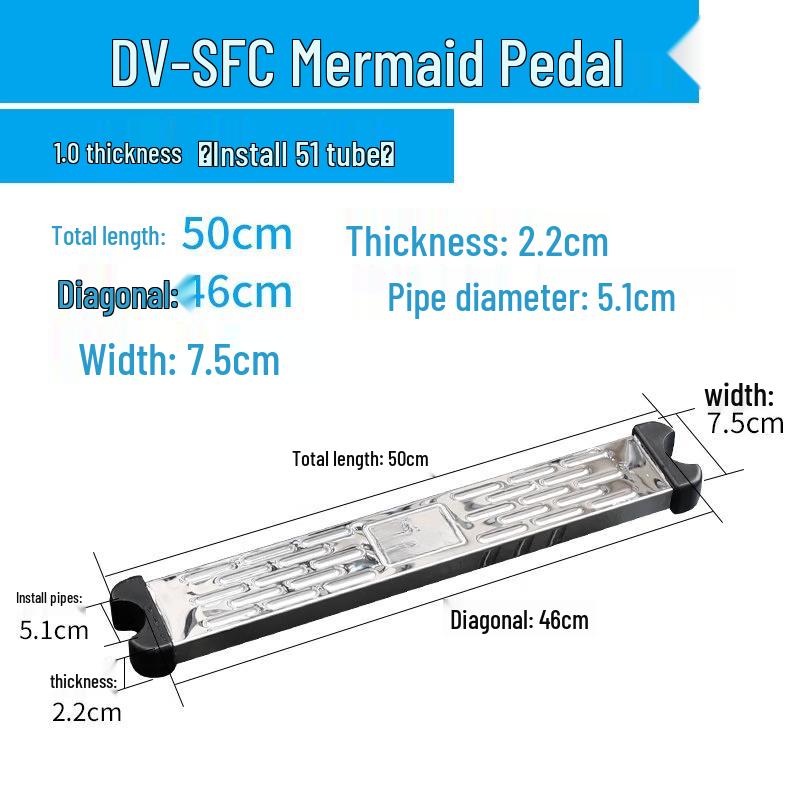 Jundingying 304 Stainless Steel Thickened Swimming Pool Ladder Pedal