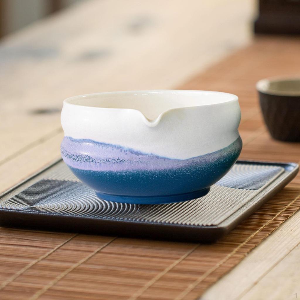 Chawan Mixing Bowl with Spout for Tea Preparation And