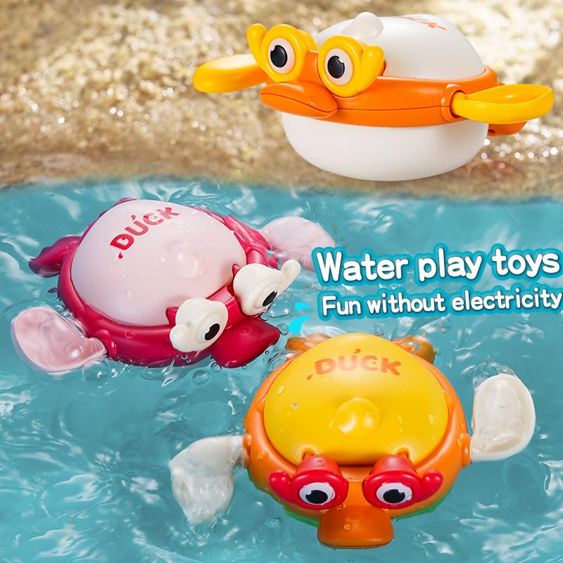 

Water Play Toy Wind-up Baby Bathing Children Infant Shower Bathroom Toy білий