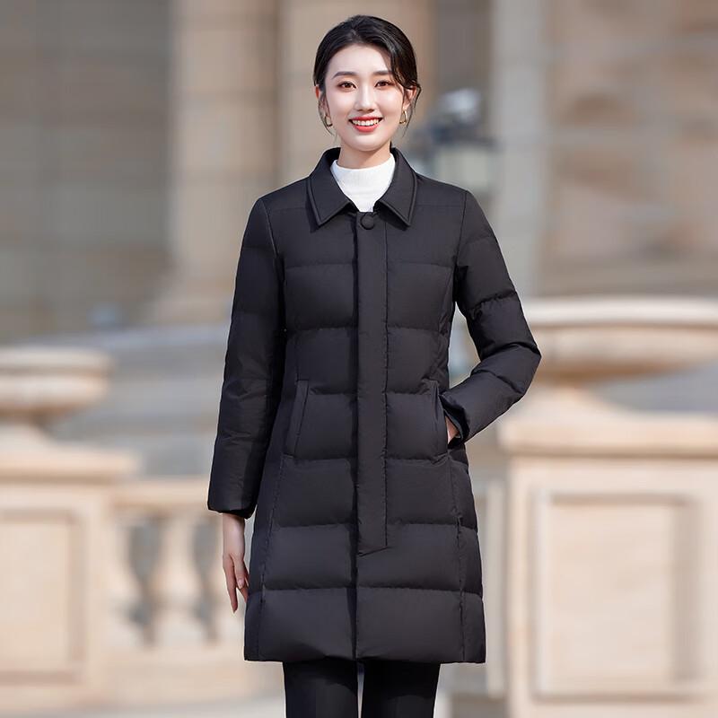 

Женская ретро черная куртка с подкладкой Teluoman 3XL