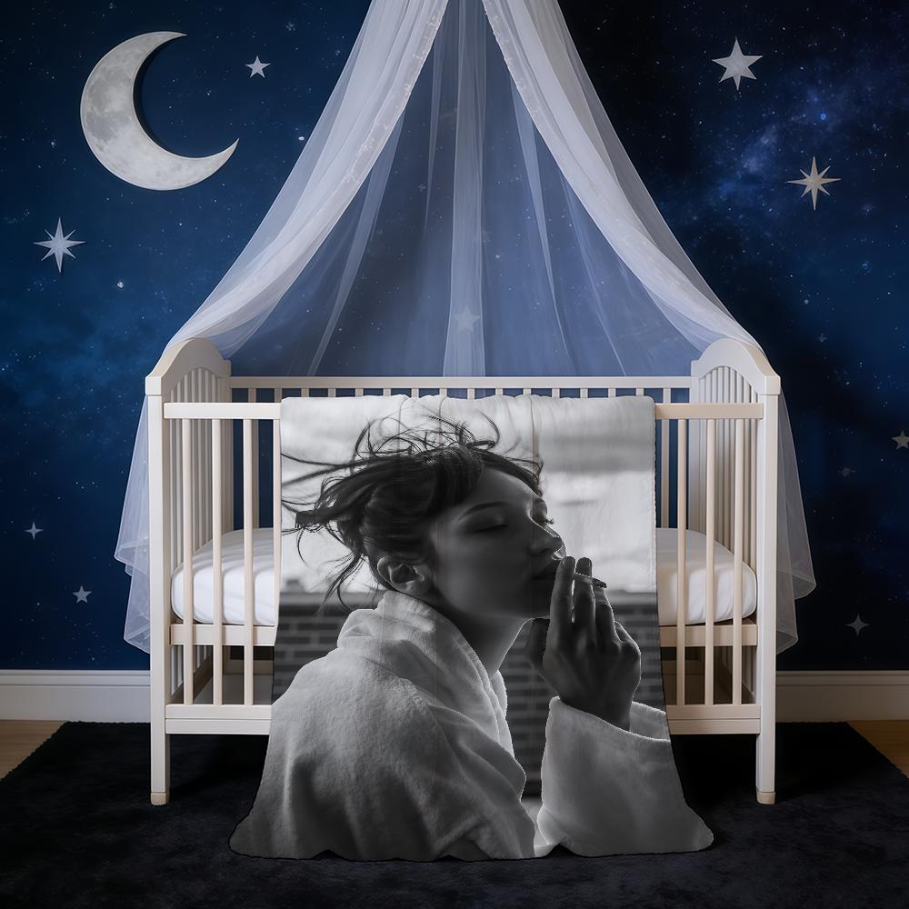 Blanket Model B-Bella Super Warm Comfortable Hadid Plush Throw Blanket Child Home Sofa Bedroom Gift