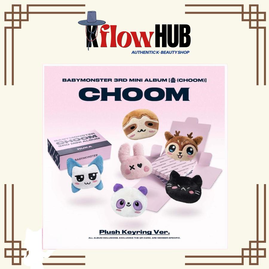 

[ПЕРЕДЗАМОВЛЕННЯ] BABYMONSTER - [ CHOOM ] 3-й міні (ПЛЮШЕВИЙ КЛЮЧНИЦЯ Ver.) НАСТРОЙКА SET