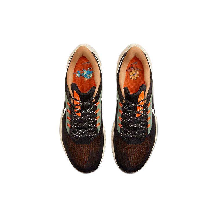 Nike Air Zoom Pegasus 39 Men Black Coconut Milk Safety Orange Alabaster DX6039-071