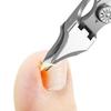Professional Slanted Nail Clippers Super Sharp Stainless Steel Wide Opening Anti-Splash Toenail Clipper for Nails Manicure Tool