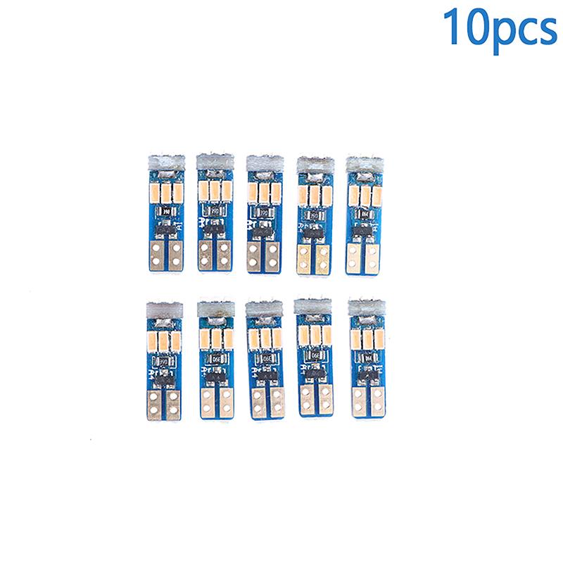 

10 шт. ярких светодиодных ламп T5 W3W W1.2W 70 73 74 для автомобильной приборной панели, предупреждающие индикаторы, лампы для приборной панели