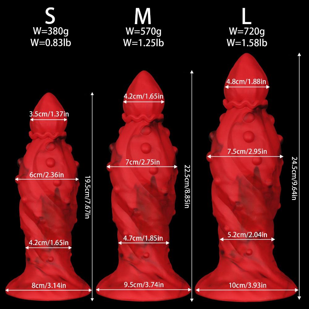 Silicone Anal Plug with Stimulating Beads – Pleasure Toy for Men & Women, Soft & Flexible Adult Intimacy Product