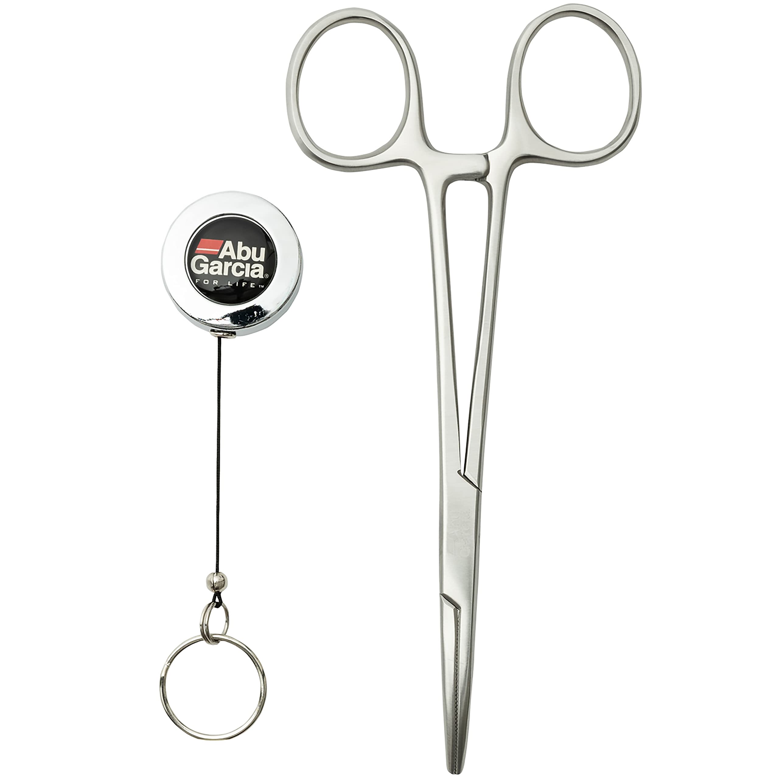 

Forceps with pin-on reel silver
