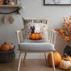 Halloween-Themed Cat & Ghost Pillowcasessuitable For Sofa Car Bedroom Decorative Cushion Cover Pillow Cover