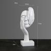 Gift Living Room Antiskid Base Figure Sculpture Desktop Ornaments Abstract Statue Resin Crafts