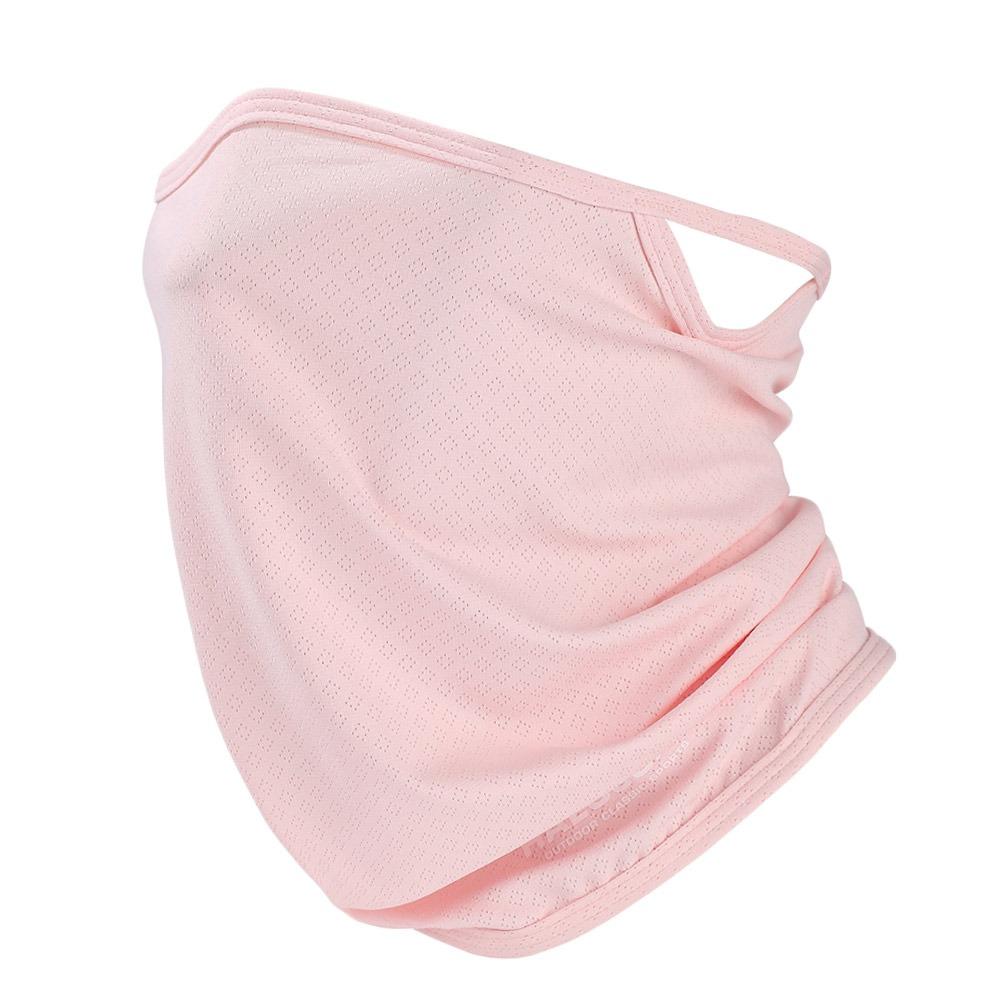 Ice Silk Mesh Face Cover Sun UV Protection Cool Tube Scarf Fashion Bike Motorcycle Mask  Hiking