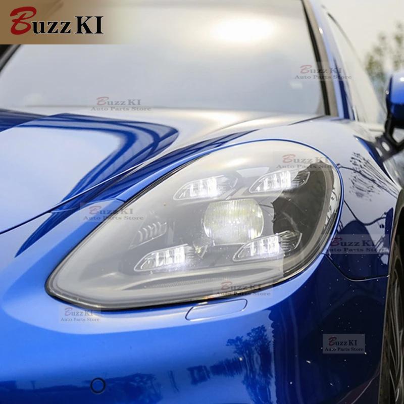 Per Porsche Cayenne 958 Macan Panamera 971 Taycan 911 Pellicola Protettiva Fari Auto Vinile Oscurato Nero Fumè Adesivo Trasparente
