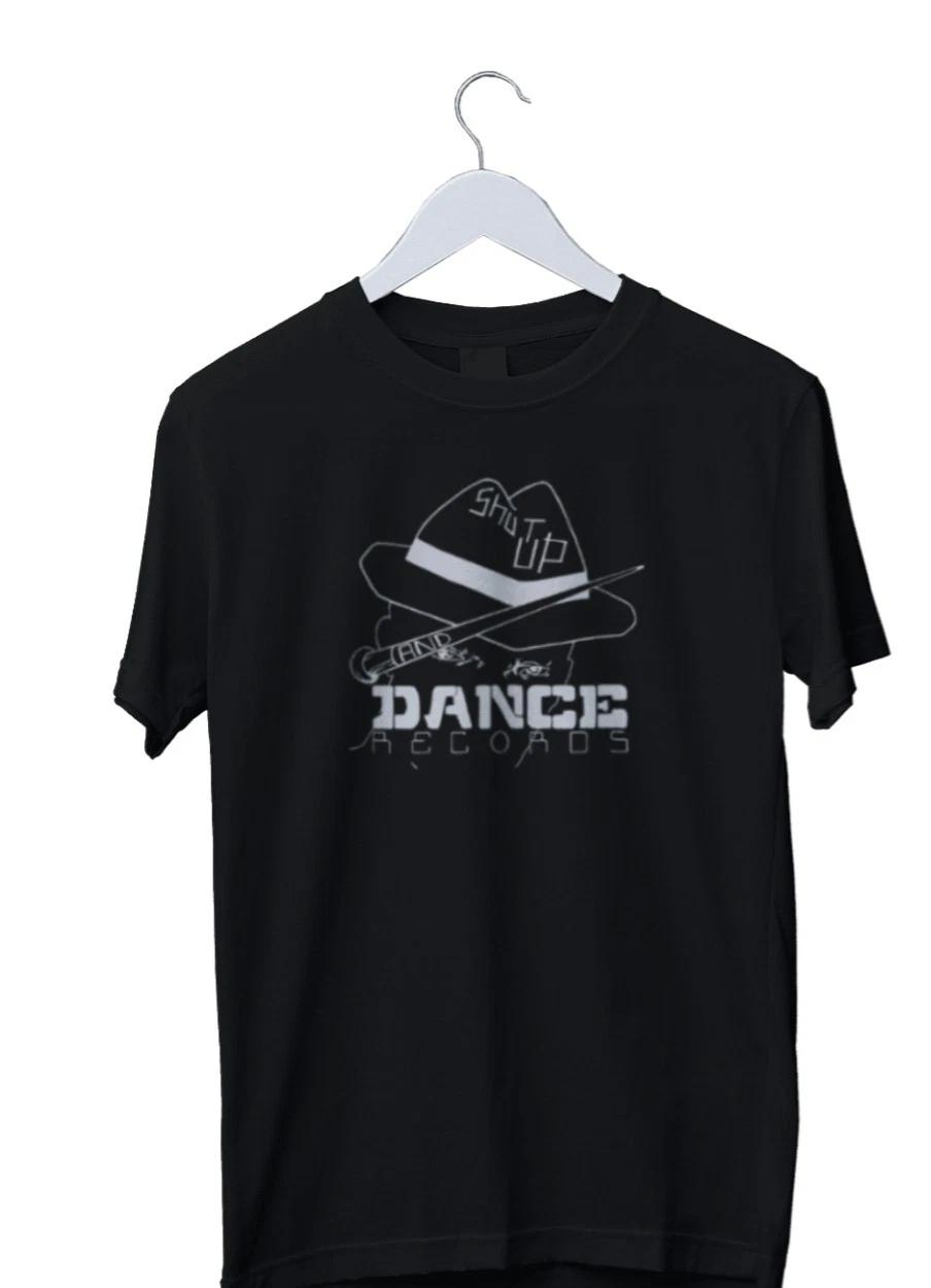 Shut Up and Dance Record Label Graphic Print Men s and Women s T-shirts Mens S M L XL 2 3 4 XL XS