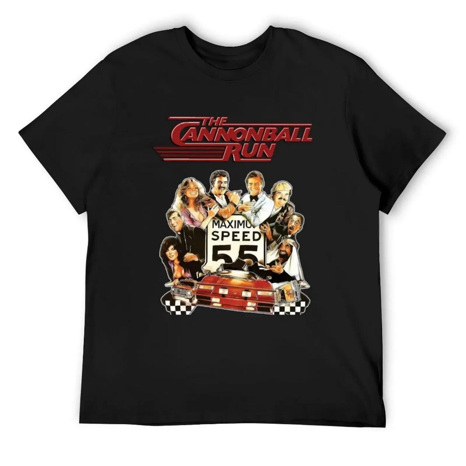 

Canonball run T-Shirt croswit shirt man anime clothes valentines clothes plus size clothes t shirts for men graphic S