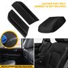 Fits 09-15 Honda Pilot Center Console Lid Rear Armrest Vinyl Cover Black 3pcs H