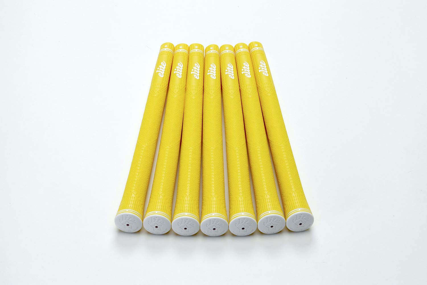 

elitegrips Golf Grips CX46 7 Piece Set Acid Yellow with Backline