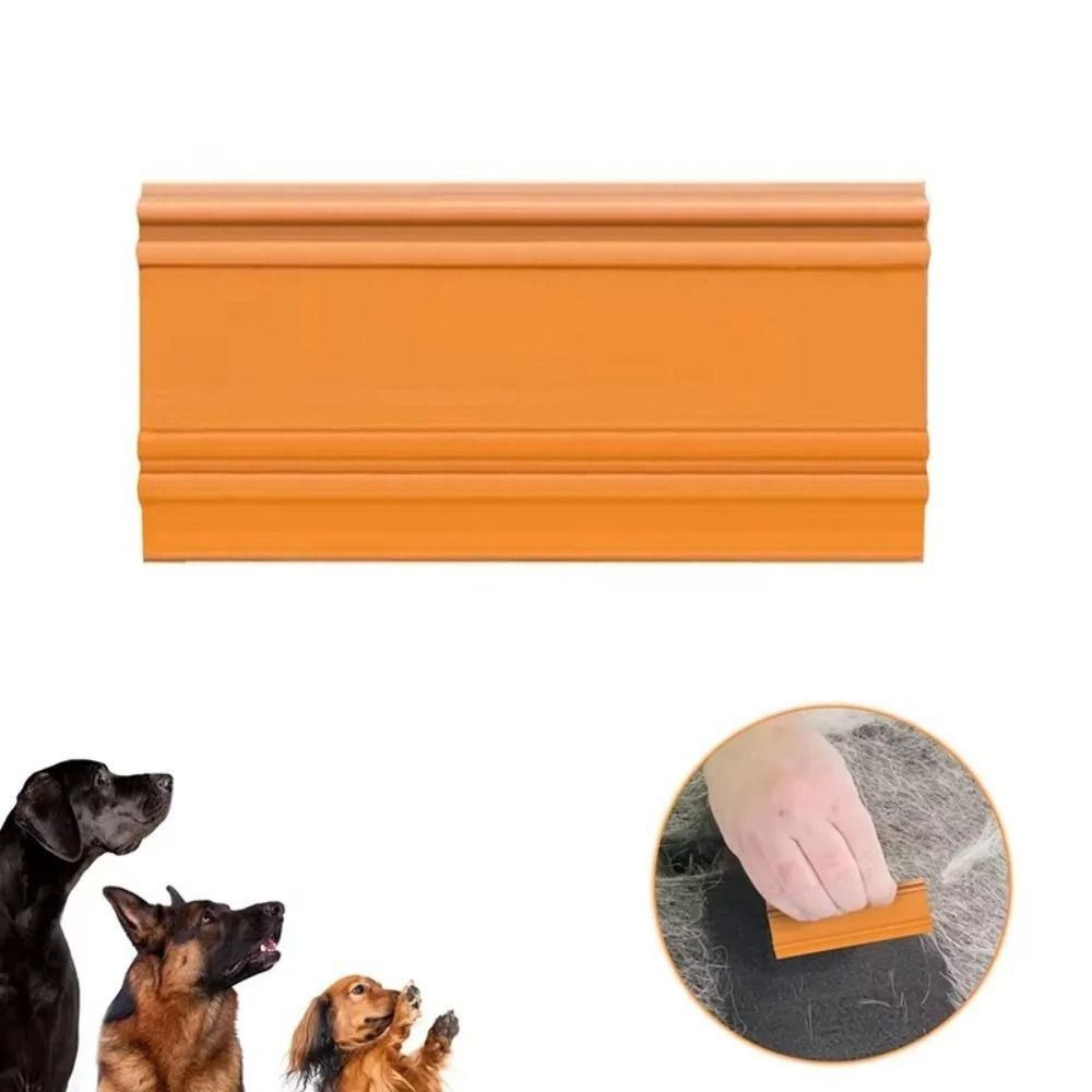 Mini Cat Dog Hair Scraper Easy Grip Carpet Scraper Convenient Pet Hair Remover  for Couch Trimmer
