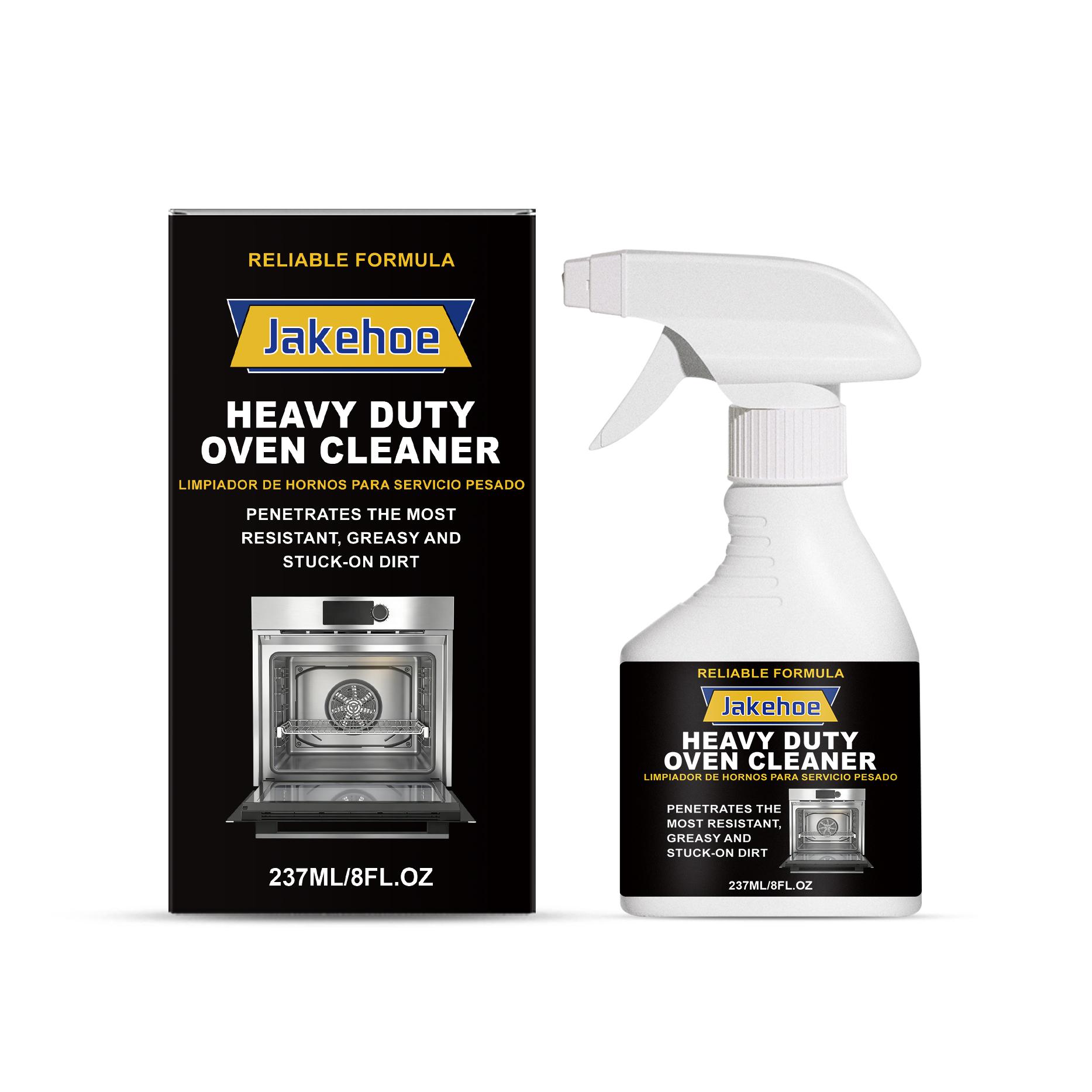 

JAKEHOE Heavy Duty Oven Cleaner Removing Food Residues Decompose Stubborn Oil Stains Freshing Kitchen Oil Stains Cleaning Spray 237ml Boxed