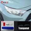 2 stuks Koplamp Beschermfolie Bescherming Getint Zwart Transparante TPU Sticker Voor Toyota RAV4 XA50 Accessoires