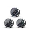 Waterproof Car Dashboard Panel Luminous Clocks + Thermometer + Hygrometer 3 In 1 Kit Motorcycle Bike Boat Mini Watches Ornament