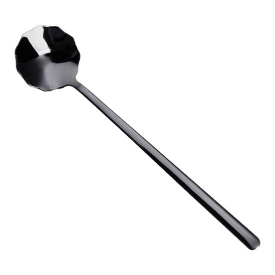 304 Stainless Steel Cutlery Lace Dessert Spoon, Coffee Stirring Spoon for Kids Kids, Metal Teaspoon Home Kitchen Cafe Use Elegant Gift Spoons Friends