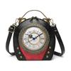 2025 British Niche Retro Handbags: Creative Clock and Watch Inspired Round Bags for Women