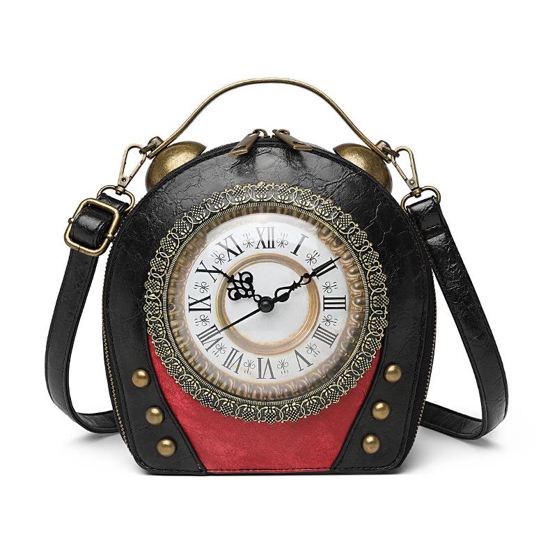 2025 British Niche Retro Handbags: Creative Clock and Watch Inspired Round Bags for Women