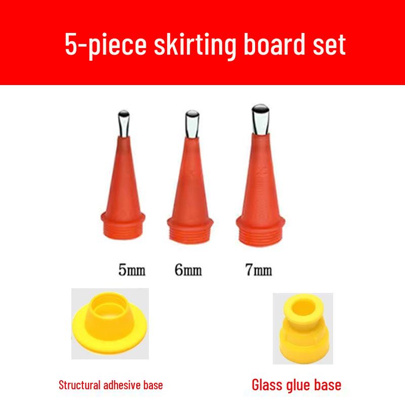 Stainless Steel Integrated Glue Gun and Glass Dispensing Nozzle