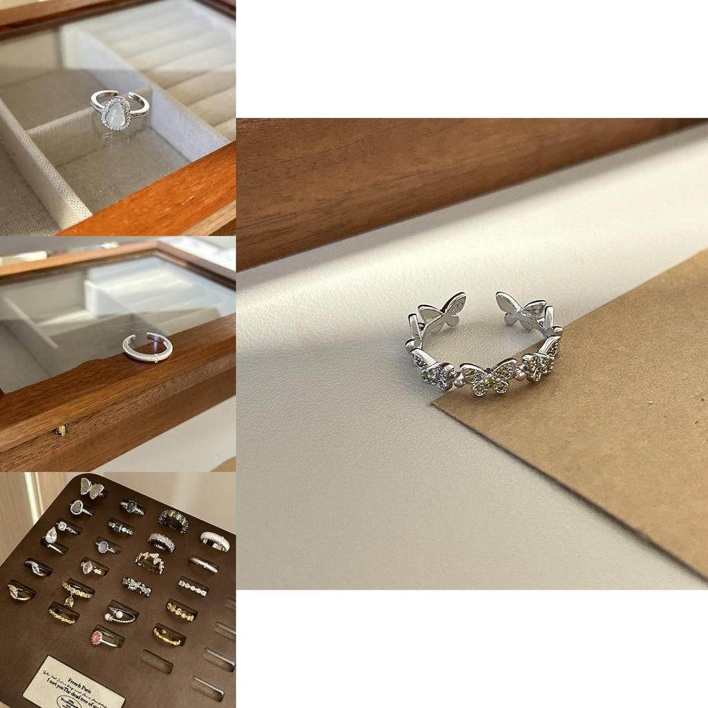 Autumn Fashionable Geometric Ring With Dazzling Zirconia For Women Luxurious Feel