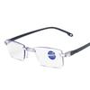 Anti Blue Light Reading Glasses for Middle Aged Elderly Men Women Fashion Anti Fatigue HD Wear Resistant Blocking Glasses