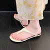 Flat-bottomed retro vacation wind pinch sandals fairy shoes 2025 new summer silver versatile beach roman shoes