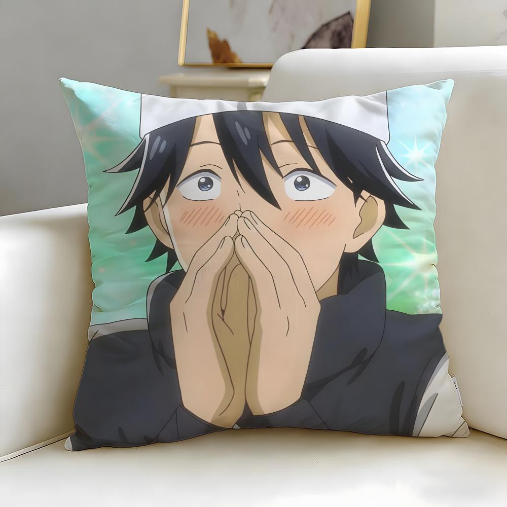 

anime Deaimon Recipe for Happiness Cushion Cover Soft EasyWash Pillow Case Versatile for Couch Bed Travel and Office 30X30cm