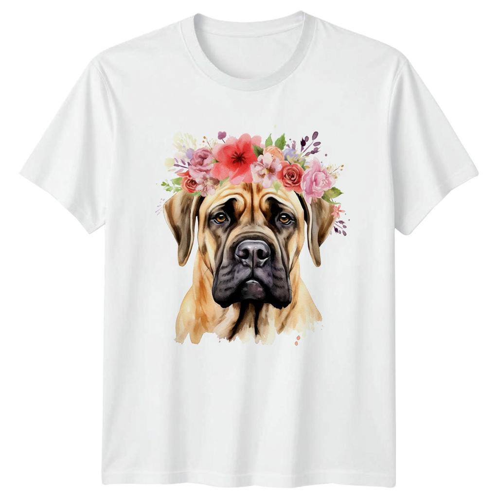 English Mastiff Dog Wearing A Unisexs TShirt Dog Lover Mothers Day Gift For Her