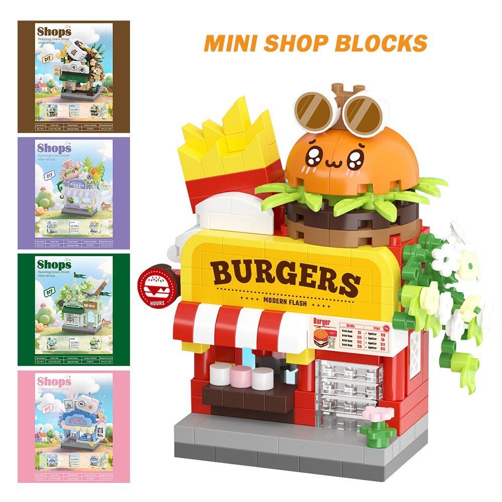 Micro Blocks Mini Shop Blocks Mini Micro Block Toys New City Building Blocks Birthday