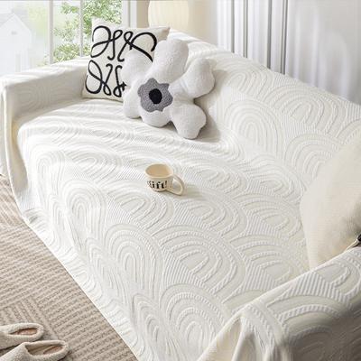 Capa de sofá de algodão trançado, cobertor, cor sólida, antiderrapante, toalha de sofá para sala de estar, decoração de móveis, tapeçaria, capa de sofá, capas de assento