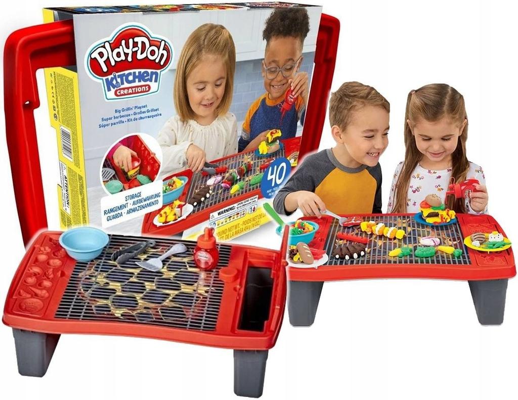 Play Doh E8742 Großes Grill-Knete-Set