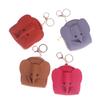 Pu Leather Elephant Money Bag Women Coin Purse With Key Ring Multifunctional Zipper Cartoon Storage Bags Key Case