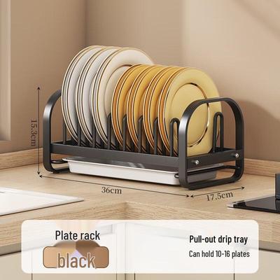 Zhi Shi Retractable Carbon Steel Countertop Dish Drainer