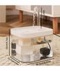 Transparent cat drinking fountain automatic circulating live water drinking basin dog smart drinking fountain pet supplies