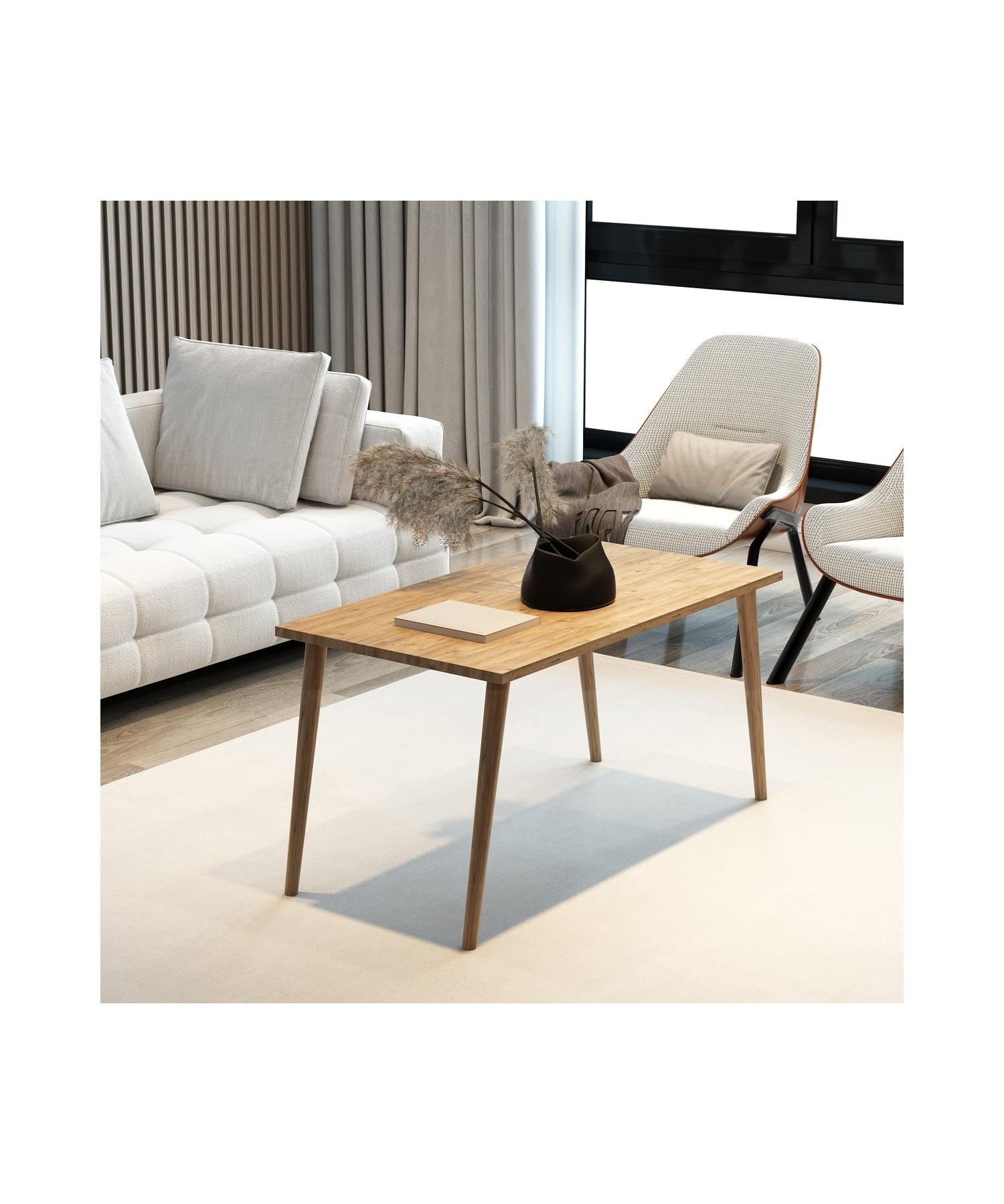 

Vivaldi Coffee Table Decorative Wooden Leg Retro Design Coffee Table Pine