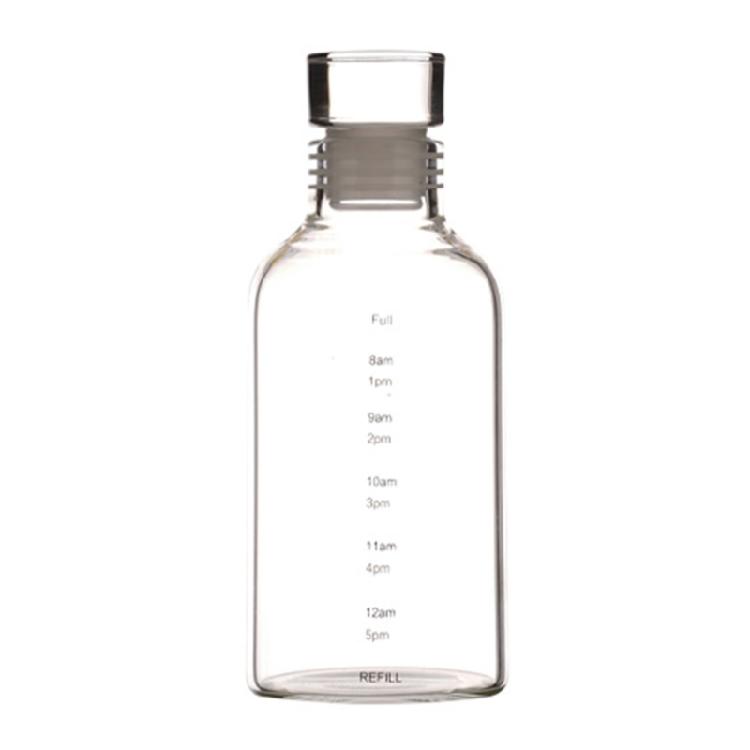 Durable Glass Cup Glass Bottle Time Scale Glass Cup Ideal For Healthy Management In Office Gym And Everyday Use