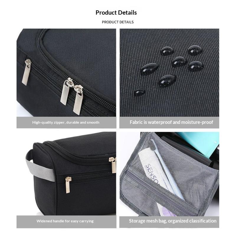 Storage Travel Wash Pouch Zipper Man Women Waterproof Makeup Bag Cosmetic Bag Beauty Case Make Up Organizer Toiletry Bag