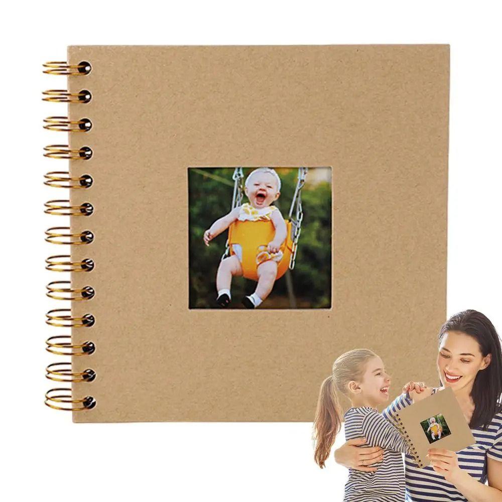 20 Sheets Picture Storage Scrapbook Albums Baby Grow Photo Albums Mini Lover