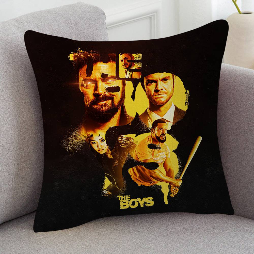 TV Drama The Boys Game For Cartoon Print Peripheral Pillow Case Cushion Cover Home Decor Birthday Gift Pillowcover