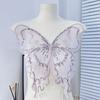 Elegant Pearls Butterfly Applique Sewing on Patches For Dresses Costume Accessories Great For Weddings And Theme Event